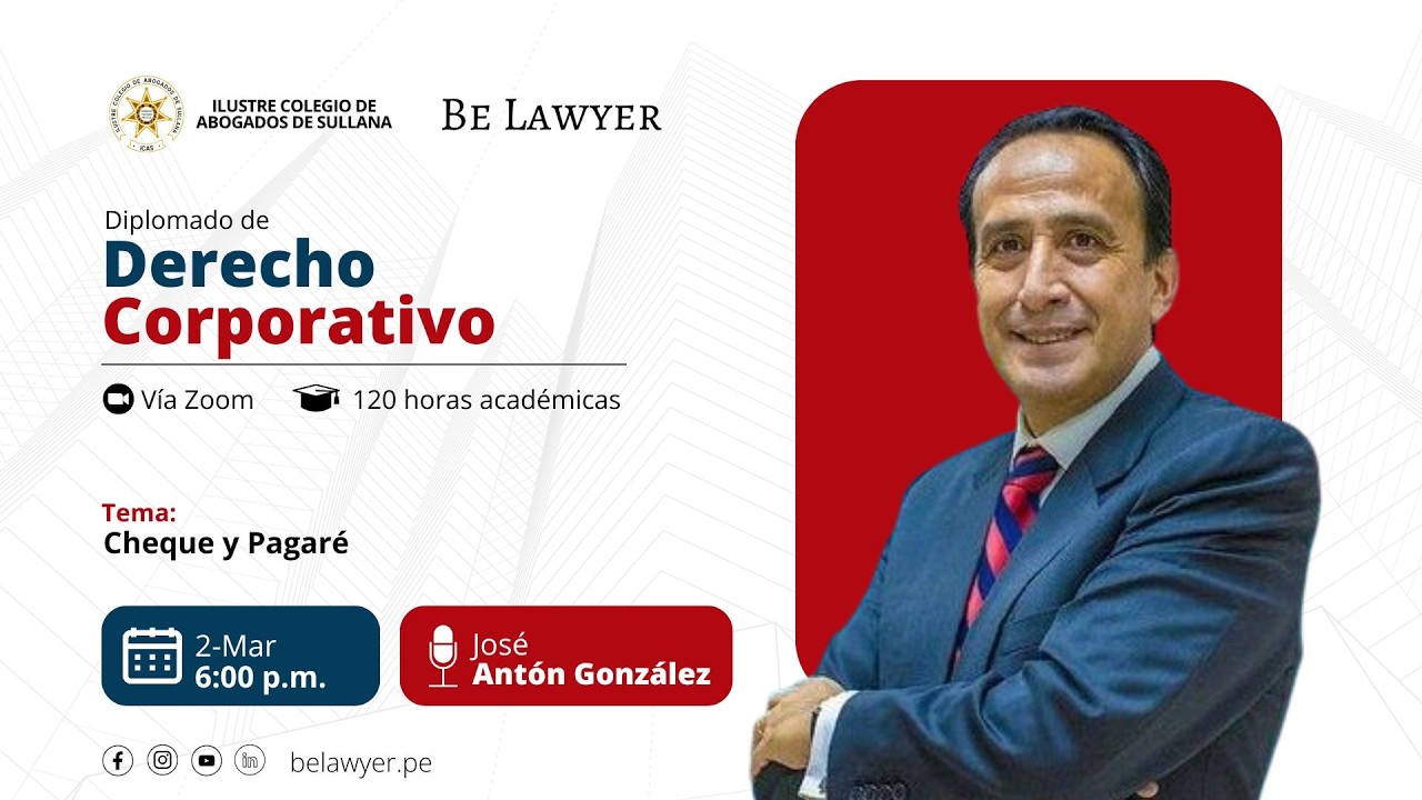 13. Cheque y Pagaré  | Be Lawyer