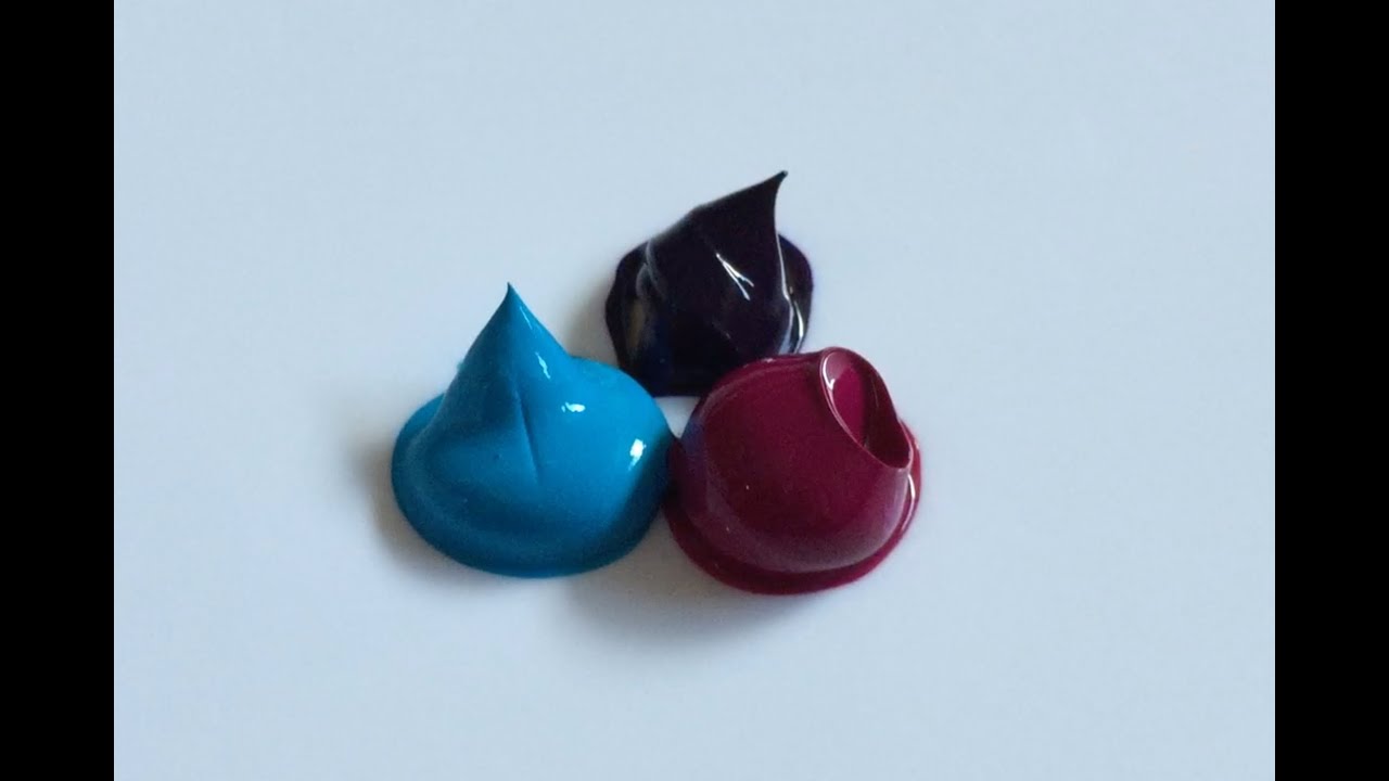 Acrylic Paint Colour Mixing - #10 (ELECTRIC VIOLET)