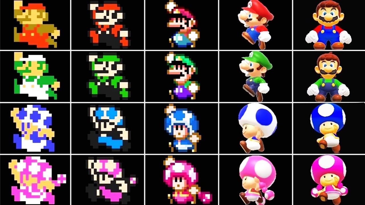 Super Mario Maker 2 - All Characters