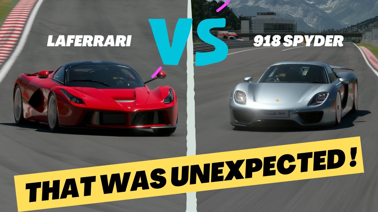 LaFerrari VS Porsche 918 Spyder: The Holy Trinity Experiment. The Result May Shock You / GT7
