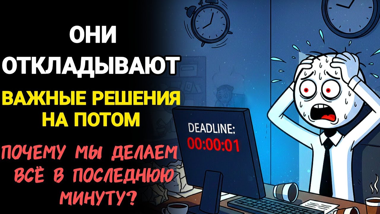 ПСИХОЛОГИЯ Людей, которые откладывают жизнь#психология#саморазвитие#мотивация#отношения