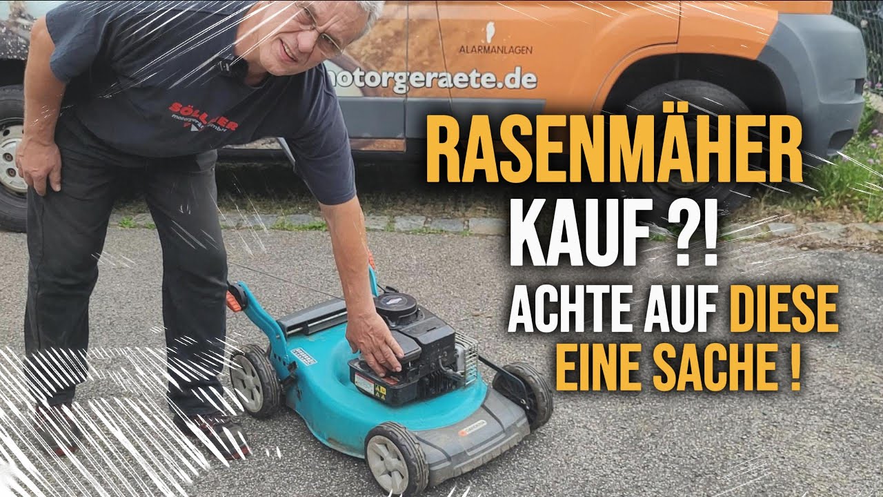 Rasenm&auml;her Kauf?! Achte auf diese eine Sache!