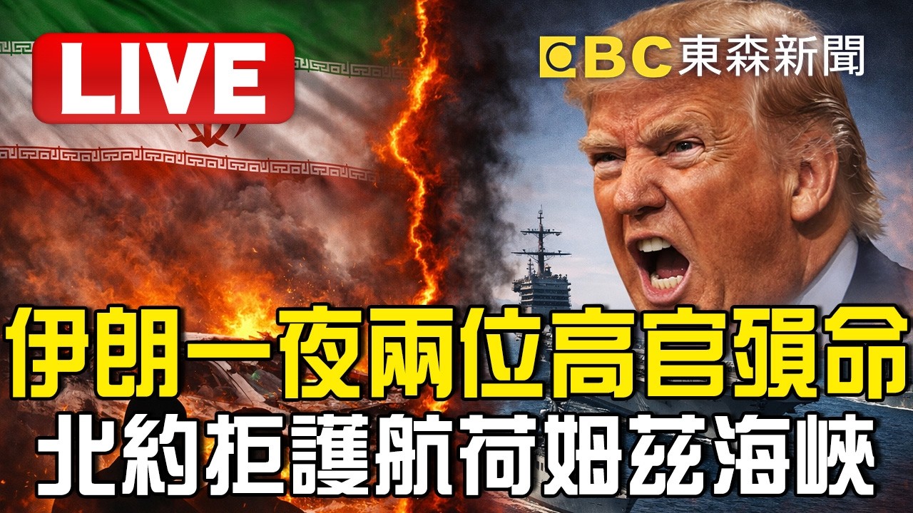 🔴直播／伊朗國安首長＋指揮官遇襲亡！北約「拒護航荷姆茲海峽」川普怒批：愚蠢錯誤！