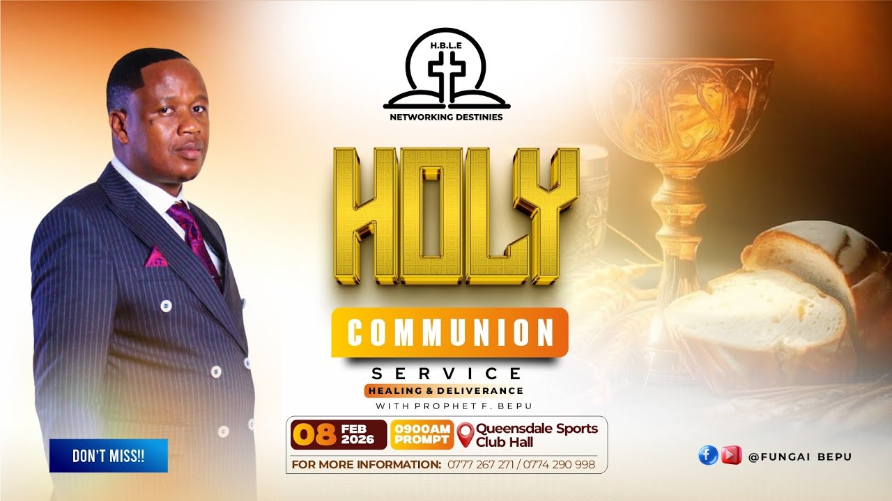 BY THE WAY OF THE BLOOD || SUNDAY HOLY COMMUNION SERVICE 08/02/2026 || WITH PROPHET F. BEPU 
