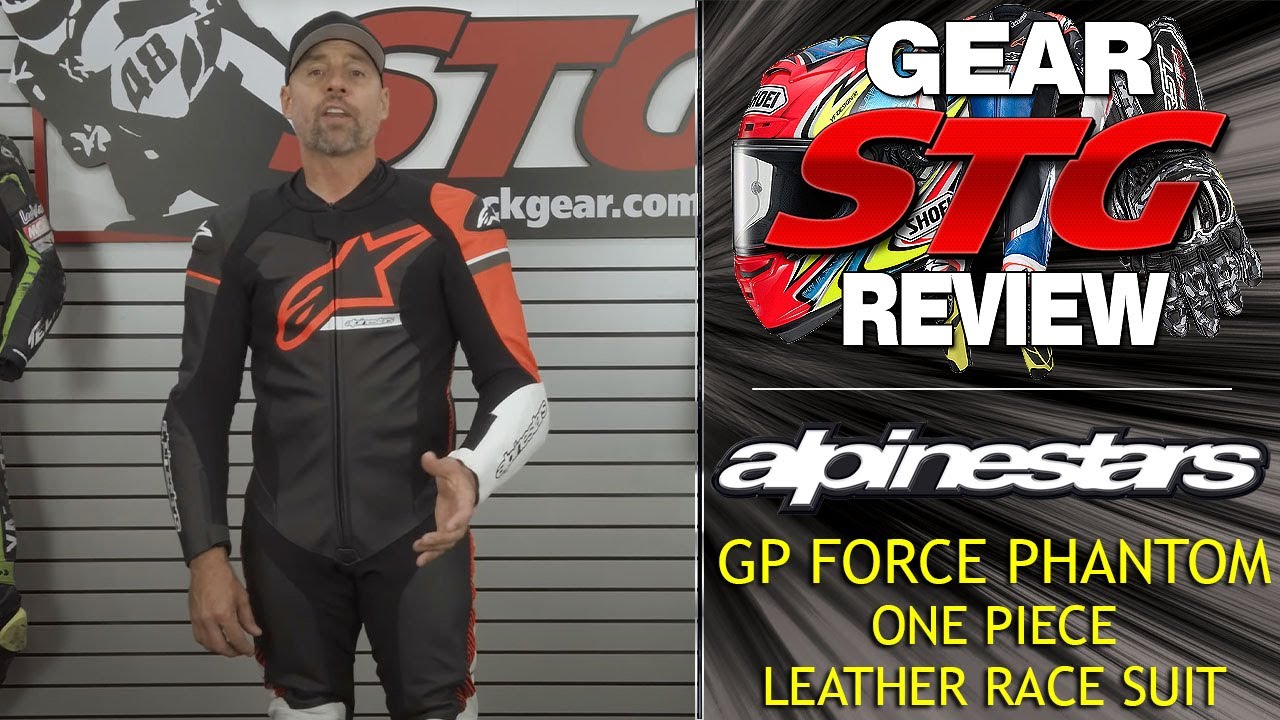 ОБЗОР цельного кожаного гоночного комбинезона Alpinestars GP Force Phantom | Экипировка для гоноч...