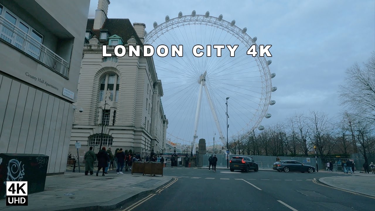 London UK 2023 4K - Harrods streets, London Eye & more | جولة في لندن ٢٠٢٣ حول هارودز ومنزل شابلن