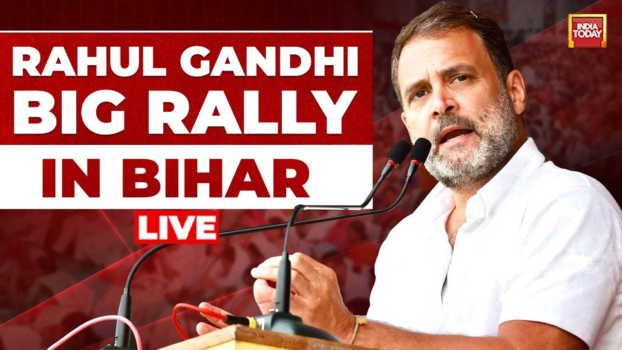 Rahul Gandhi LIVE: Rahul Gandhi Speech In Bihar | Rahul Gandhi Vs PM Modi | Bihar Election 2025