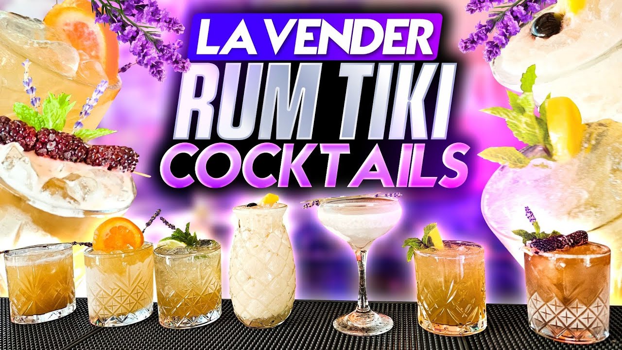 What's the Secret to Making the Perfect LAVENDER RUM TIKI COCKTAIL