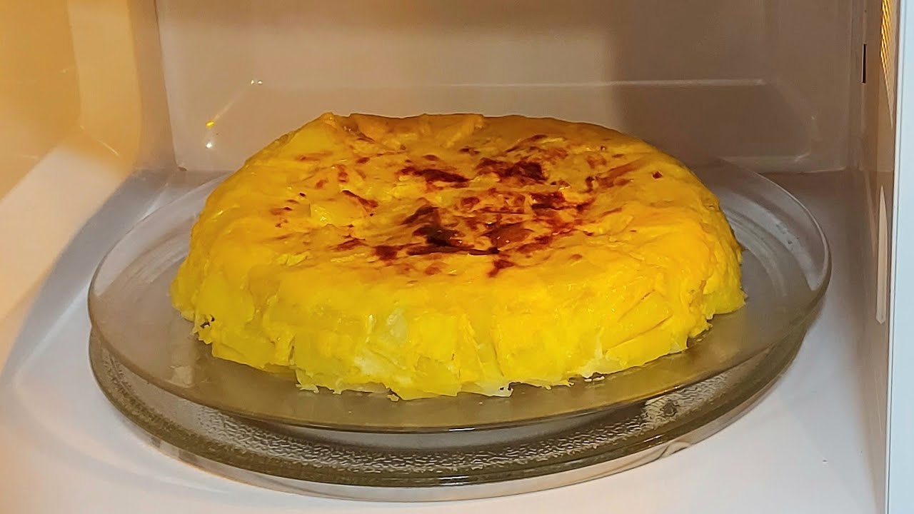 🥚🥔 TORTILLA DE PATATAS LIGERA👌HECHA SÓLO CON MICROONDAS🔌//BEATRIZ COCINA