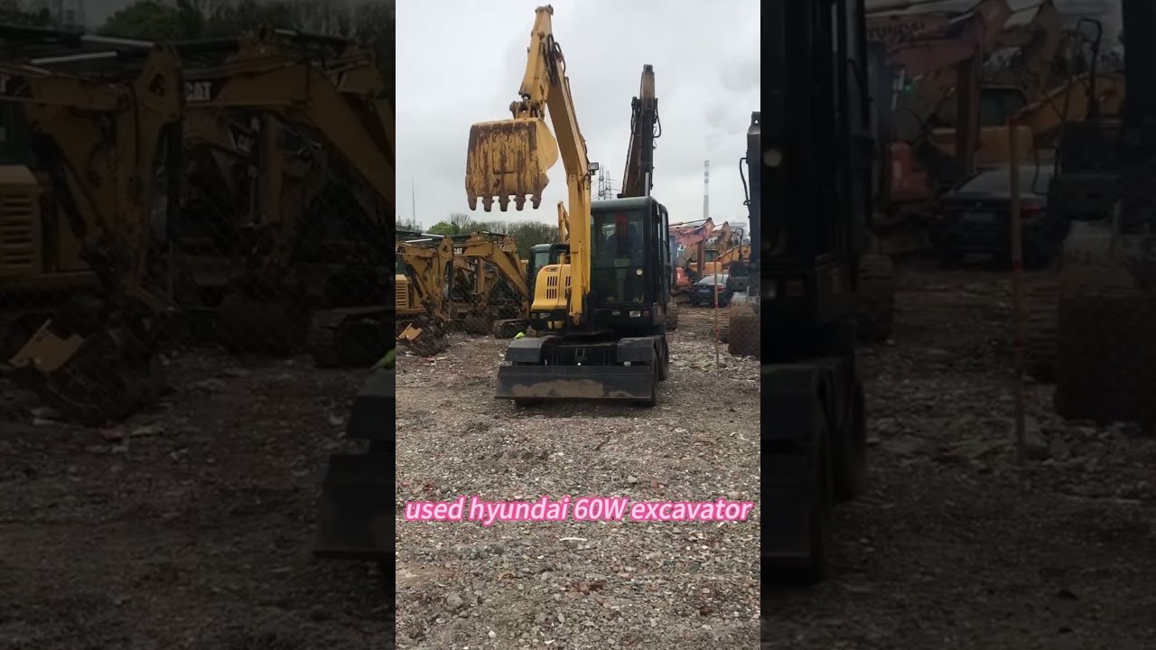 4001-6000 Working Hours Used Hyundai R60-7 Crawler Excavator with 0.2 Bucket Capacity