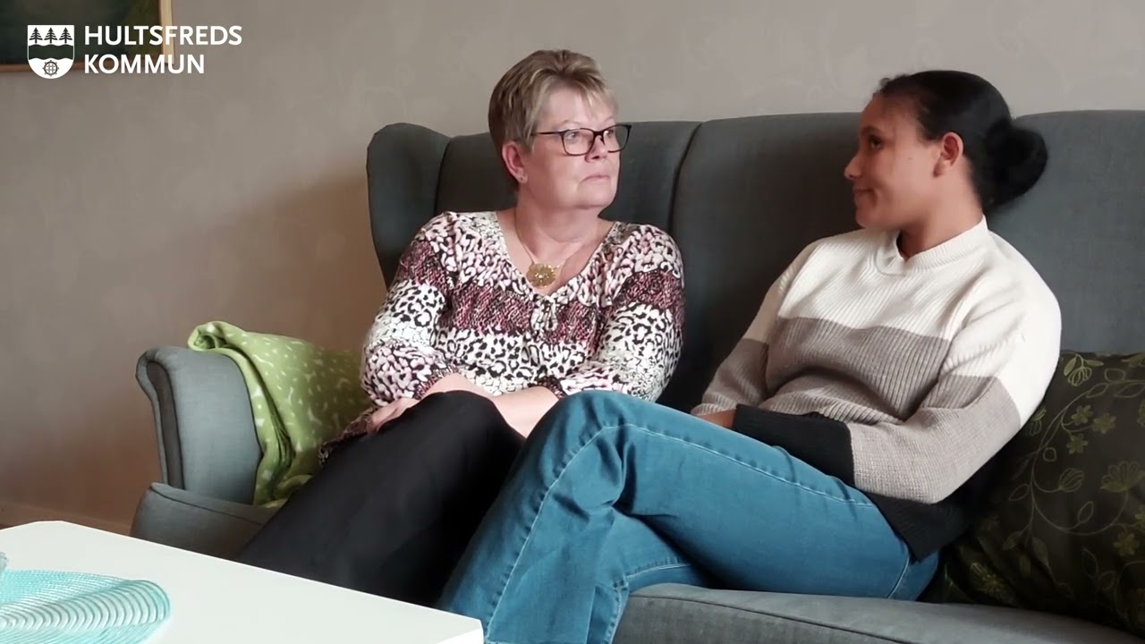 En enda arbetsuppgift: Jette och Abadit på gruppboendet i Hultsfred