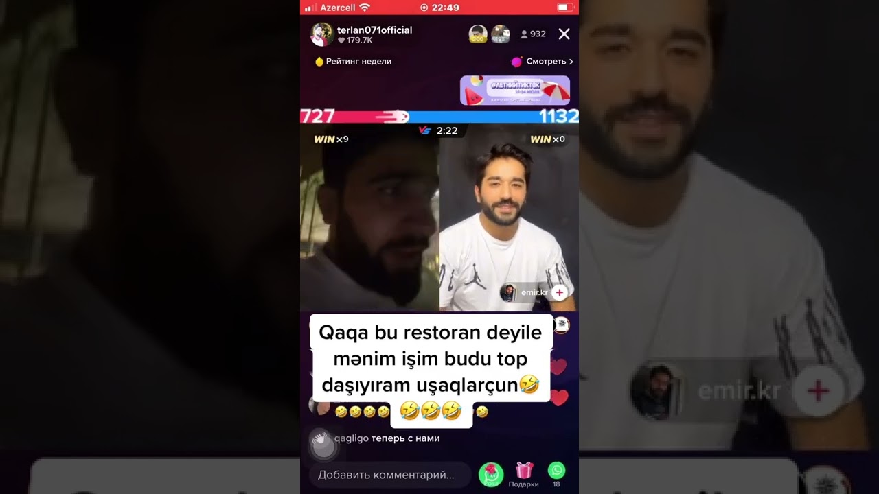 Terlan talış & Emir (xestelenmisen açma bu gün canli belke bizə nəsə atdılar😅 )YENİ!