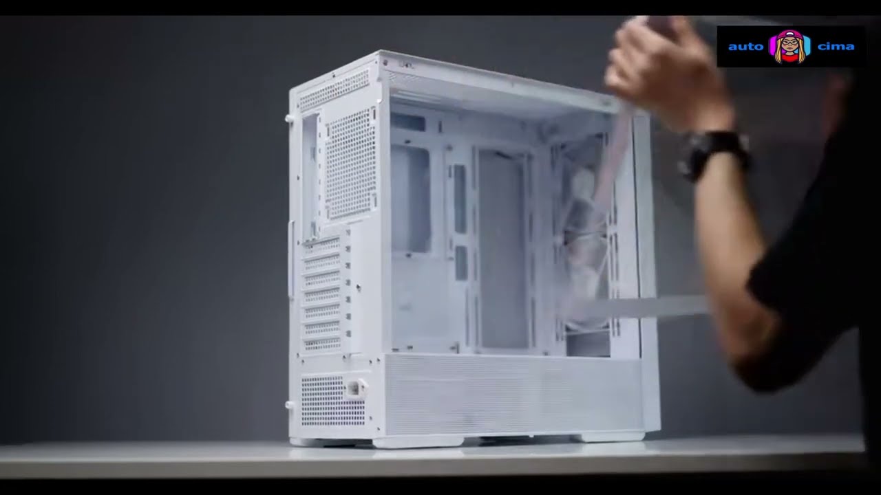 Affordable air duct chassis installed on the Anaime Fengyu K1 5090D Amazing PC Build..