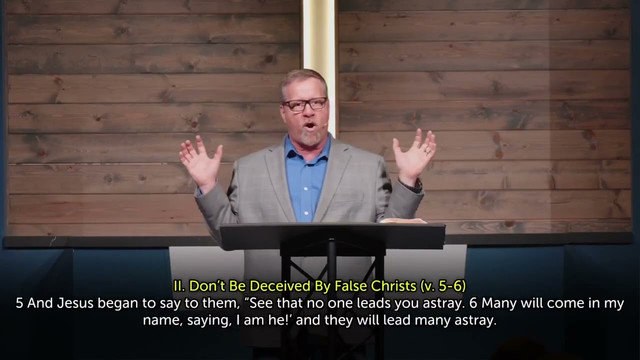 Mark 13:1-13 Watch Yourselves Not For Signs