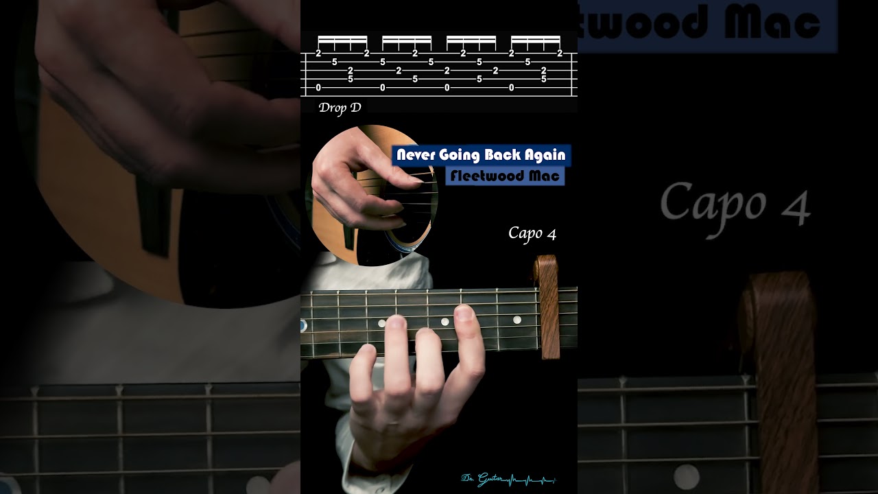 Never Going Back Again - Fleetwood Mac | TABS Tutorial - Dr. Guitar
