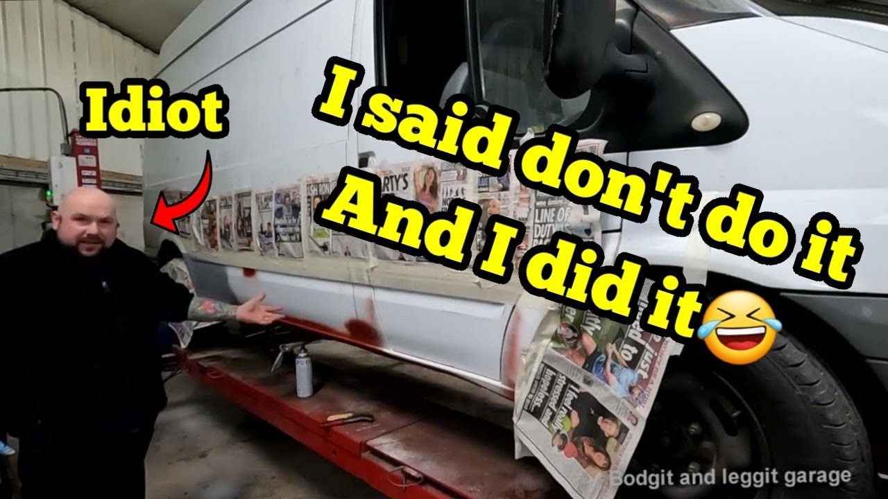 DOE Van dalised Ford Transit Painting Goes Very Wrong parts 7