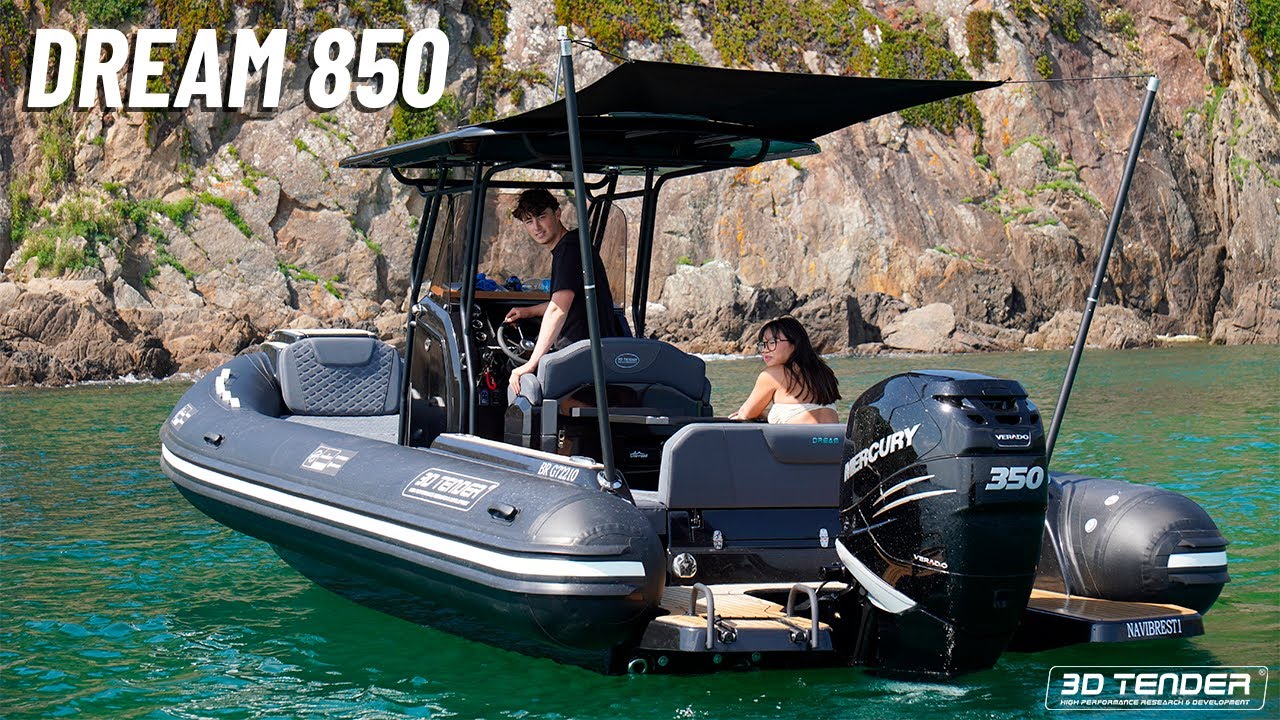 3D Tender Dream 850 : Le Semi-Rigide Ultime en Détail !