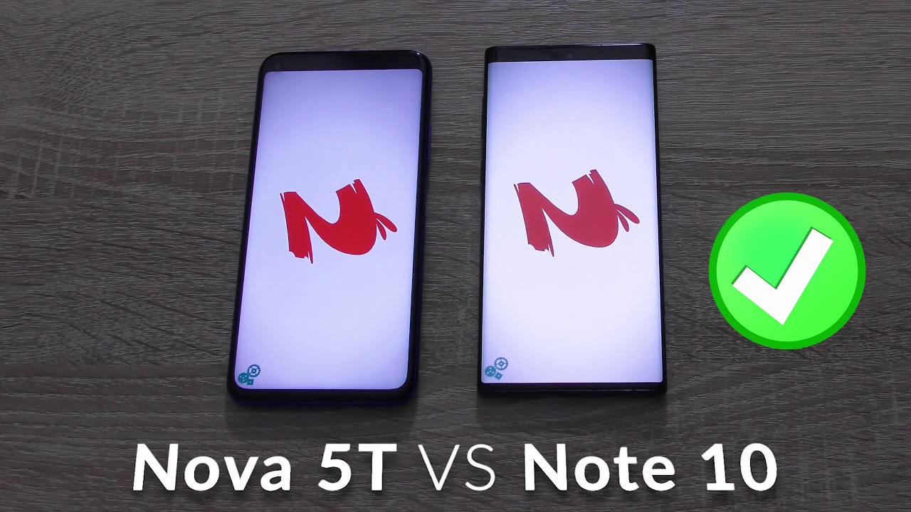 Huawei Nova 5T vs Samsung Note 10: Comparison - speed test and comparison