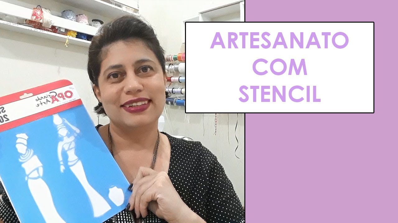 Dicas de Artesanato com Stencil