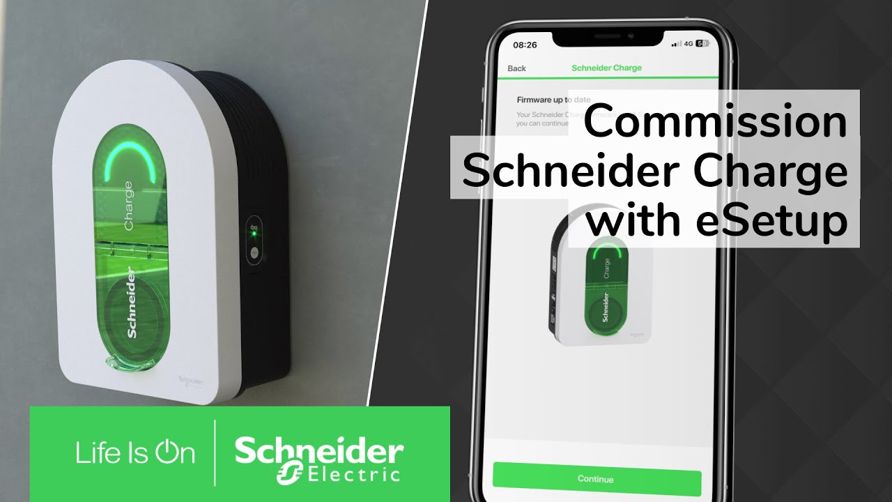 How to commission Schneider Charge with eSetup | Schneider Electric