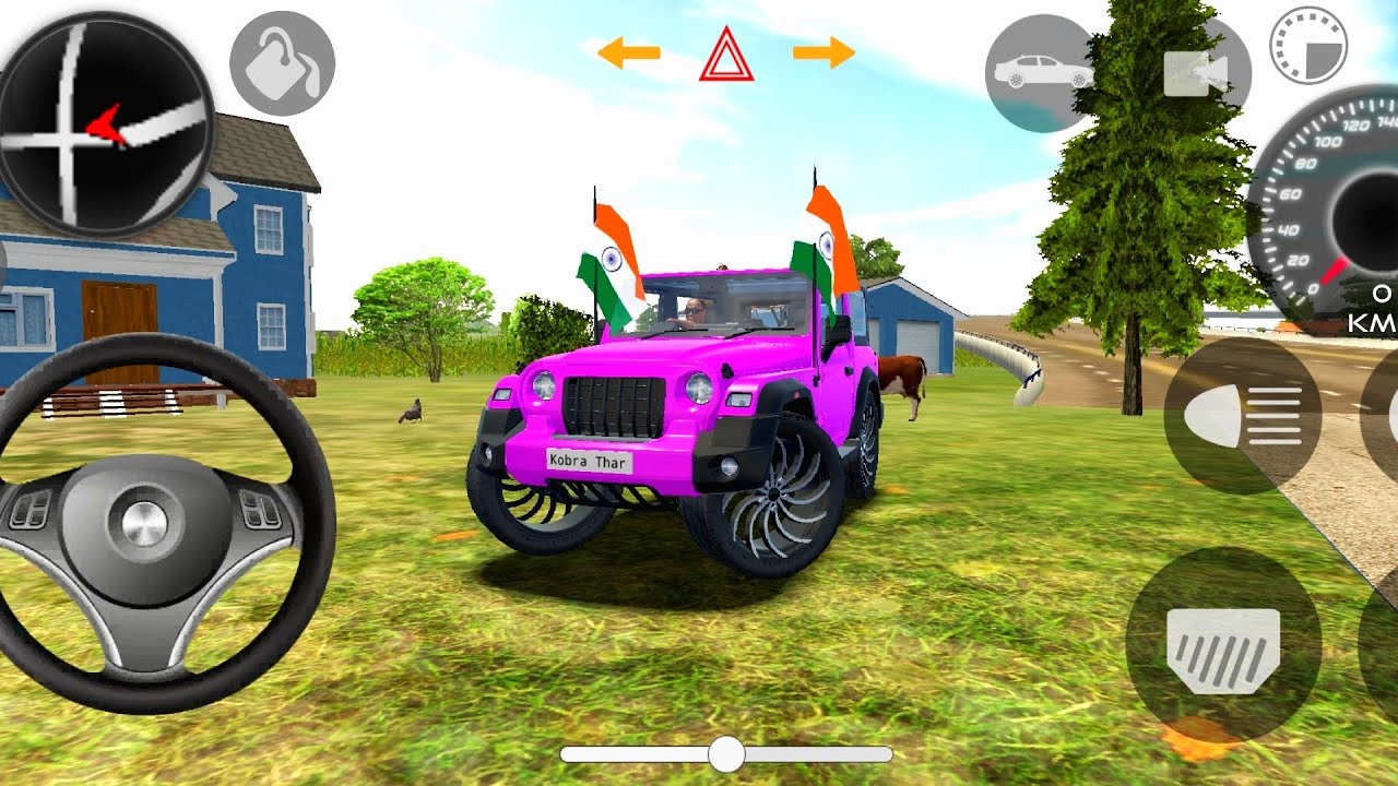 😈Modified Mahindra Thar Car Games: Indian Cars (Gadi Wala Game) - Car Game Android Gameplay 2025