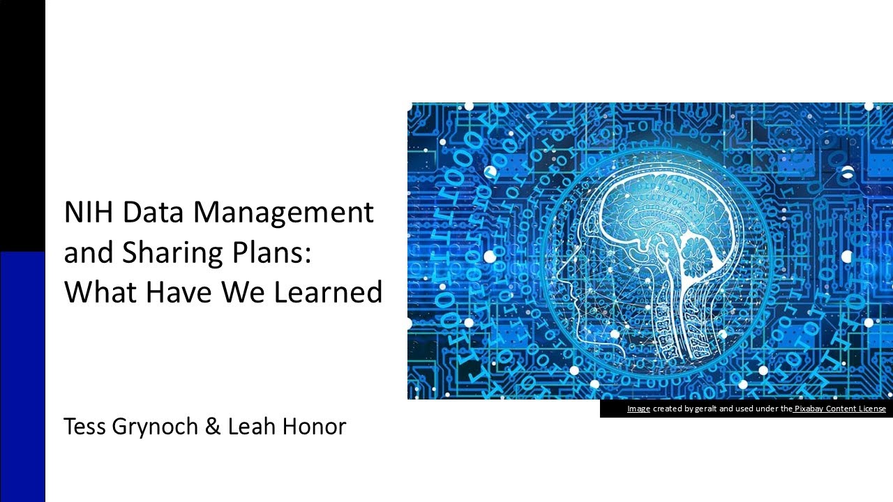 NIH Data Management and Sharing Plans: What have we learned