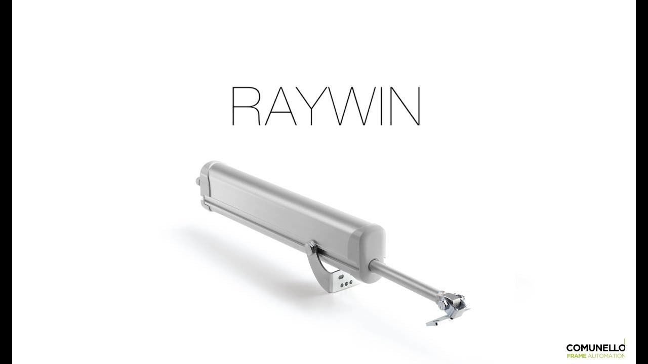 RAYWIN | ELEKTRISCHER ANTRIEB MIT SCHAFT / COMUNELLO / Frame Automation