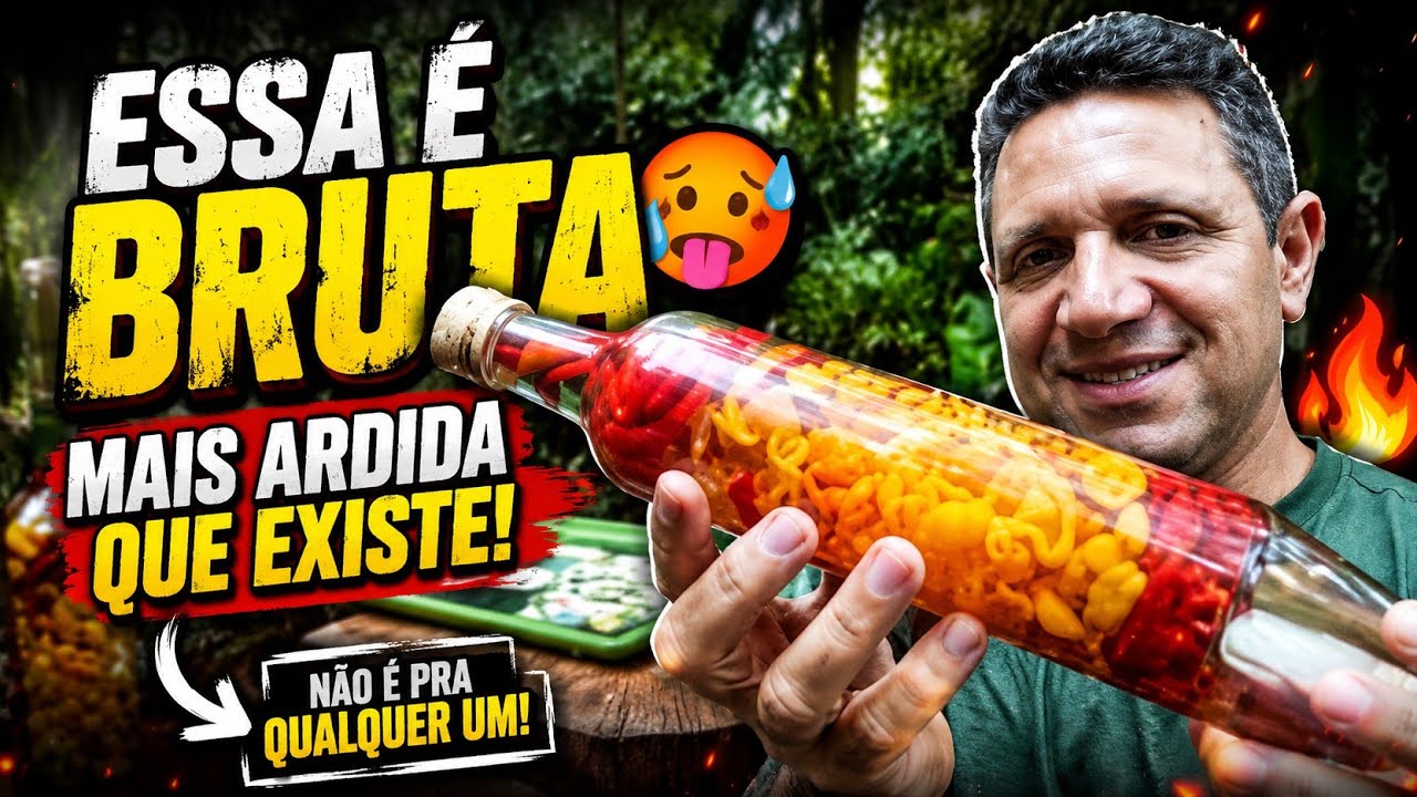 A SEGUNDA MAIS ARDIDA DO MUNDO eu fiz uma pimenta em conserva