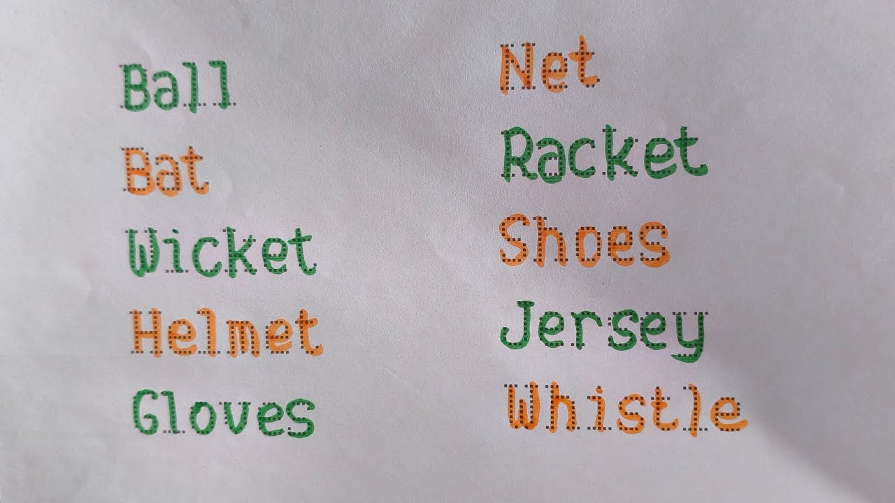 Cricket Use Items | क्रिकेट में उपयोग होने वाले सामान