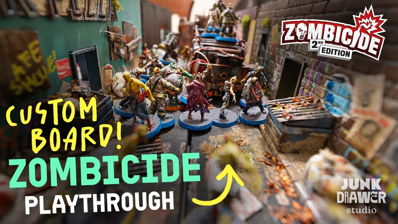 Прохождение Zombicide с СОЗДАННЫМ С НУЛЯ ландшафтом! // JunkDrawer Studio, эпизод 011