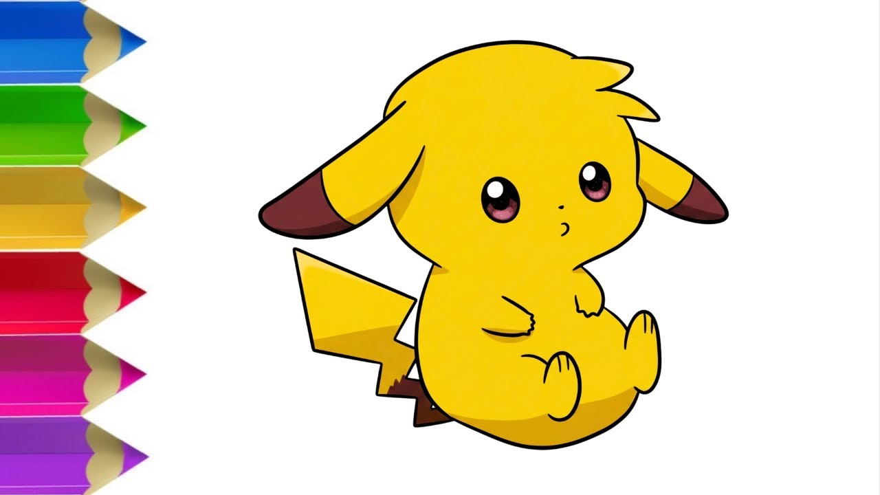 How to draw Pikachu #pokemon #how #drawing #colouring #art 