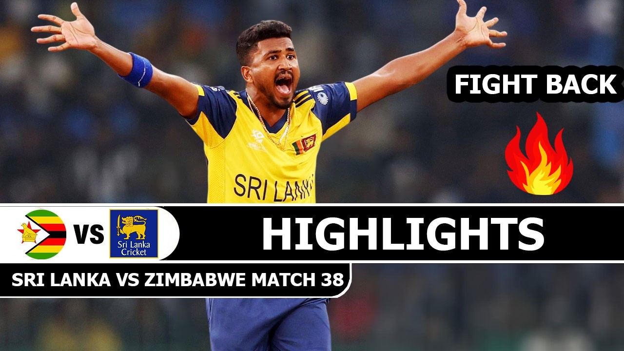 Sri Lanka Vs Zimbabwe ICC T20 CRICKET WORLD CUP 2026 Match 38 Highlights | SL Vs Zim
