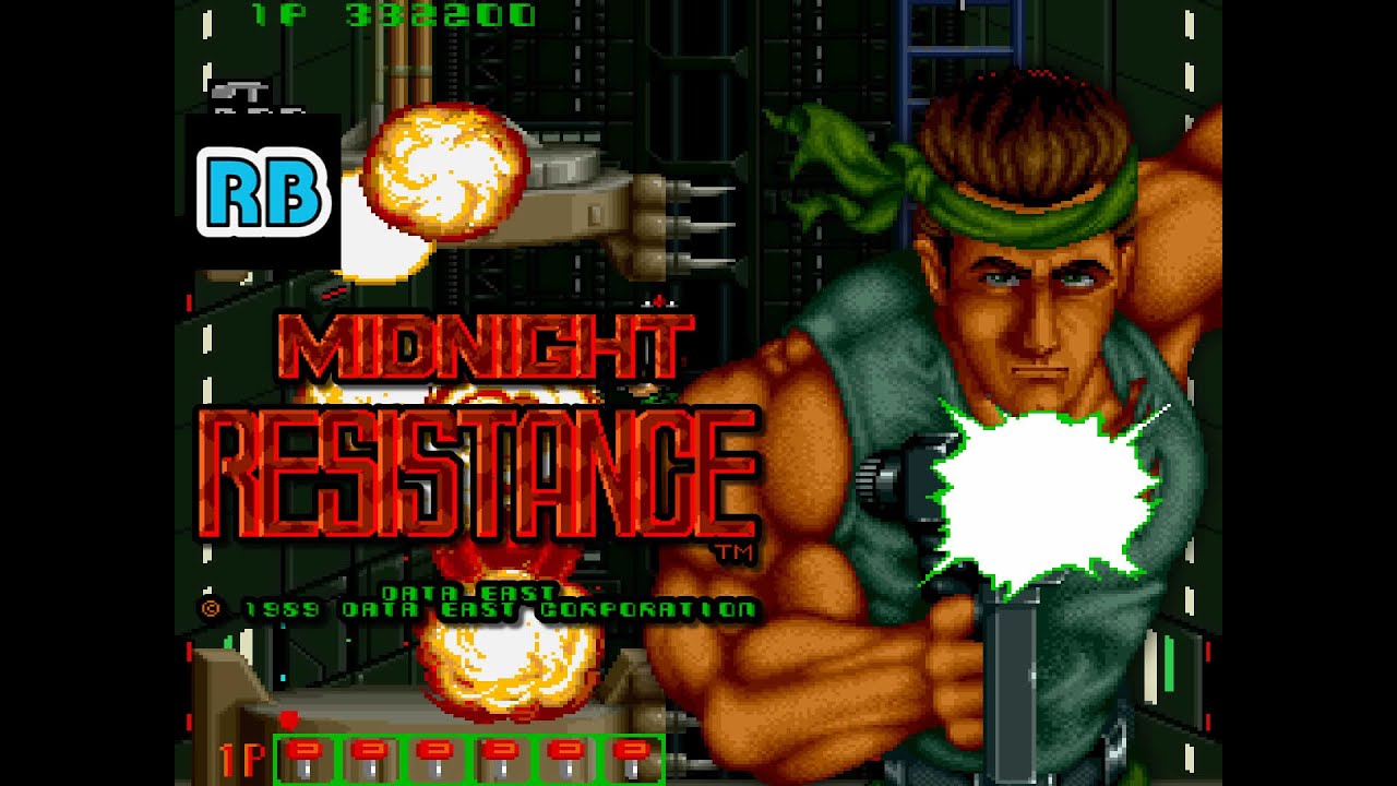 1989 [60fps] Midnight Resistance Speedrun 13m00s ALL