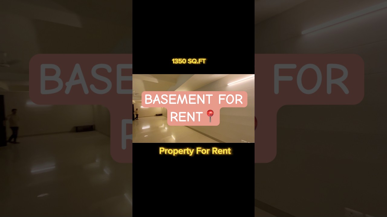 Spacious Basement for Rent | 1350 Sq. Ft | Pamposh Enclave be Greater Kailash-1 #realestate #realtor