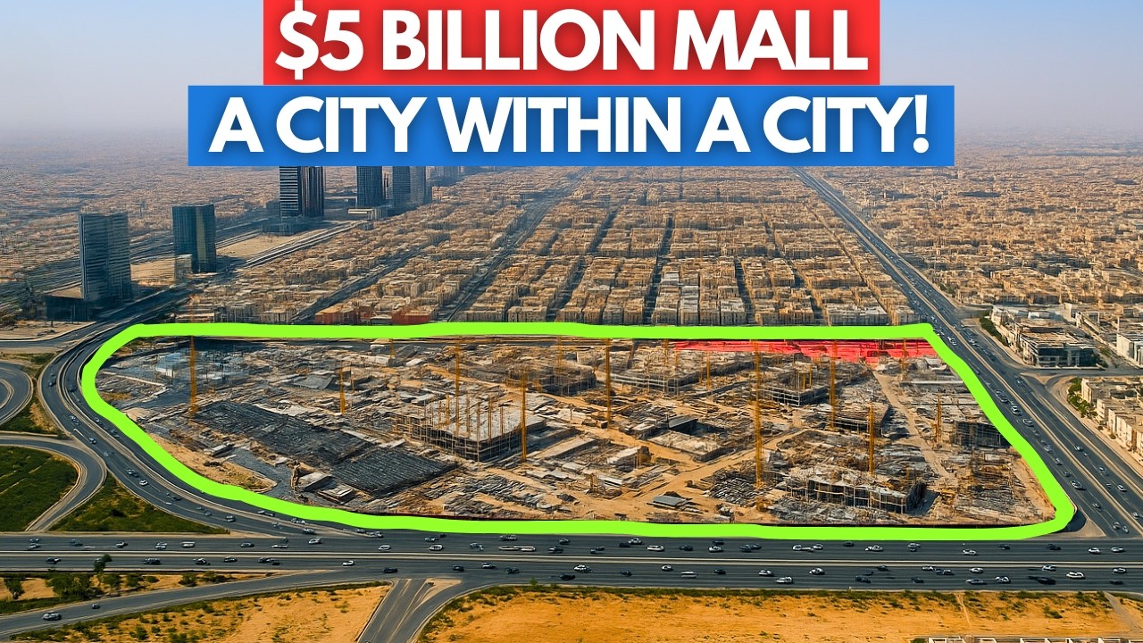 Saudi Arabia Is Building A $5 BILLION Mega Mall The Size Of A City!