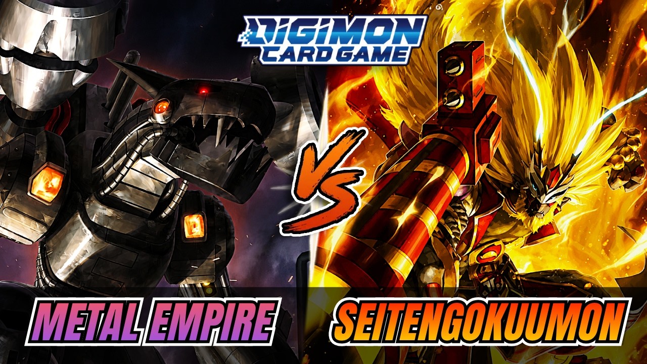 Metal Empire (Machinedramon) Vs SeitenGokuumon SW | EX12 Feature Match | Digimon Card Game & TCG