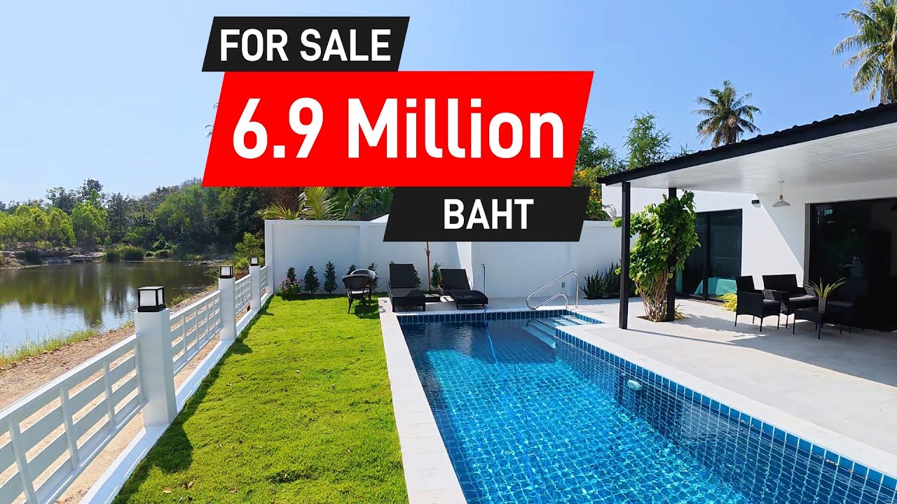 Elegant Lakeside Pool Villa for Sale in North Hua Hin–Cha Am | 2 Bed 2 Bath Sanctuary