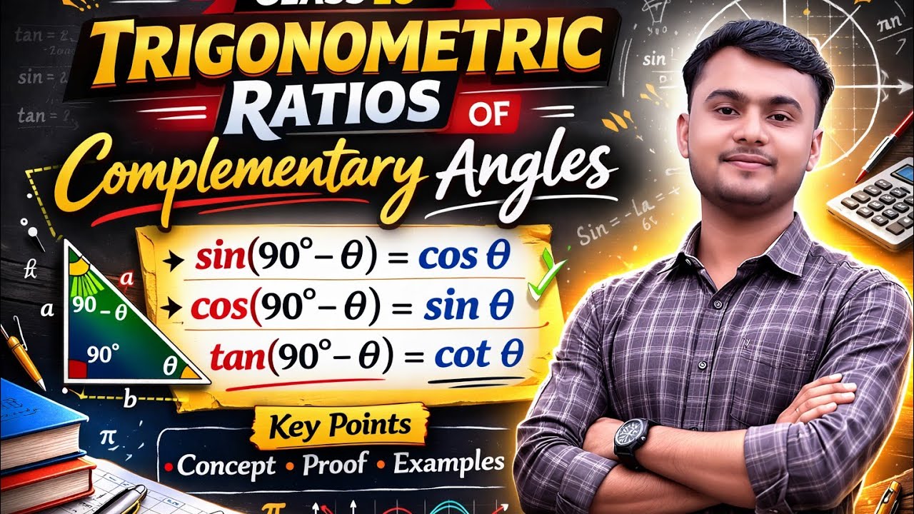 Trigonometric Ratios -2 (Complementary Angles) | Sunny Sir#mathsmorph#education