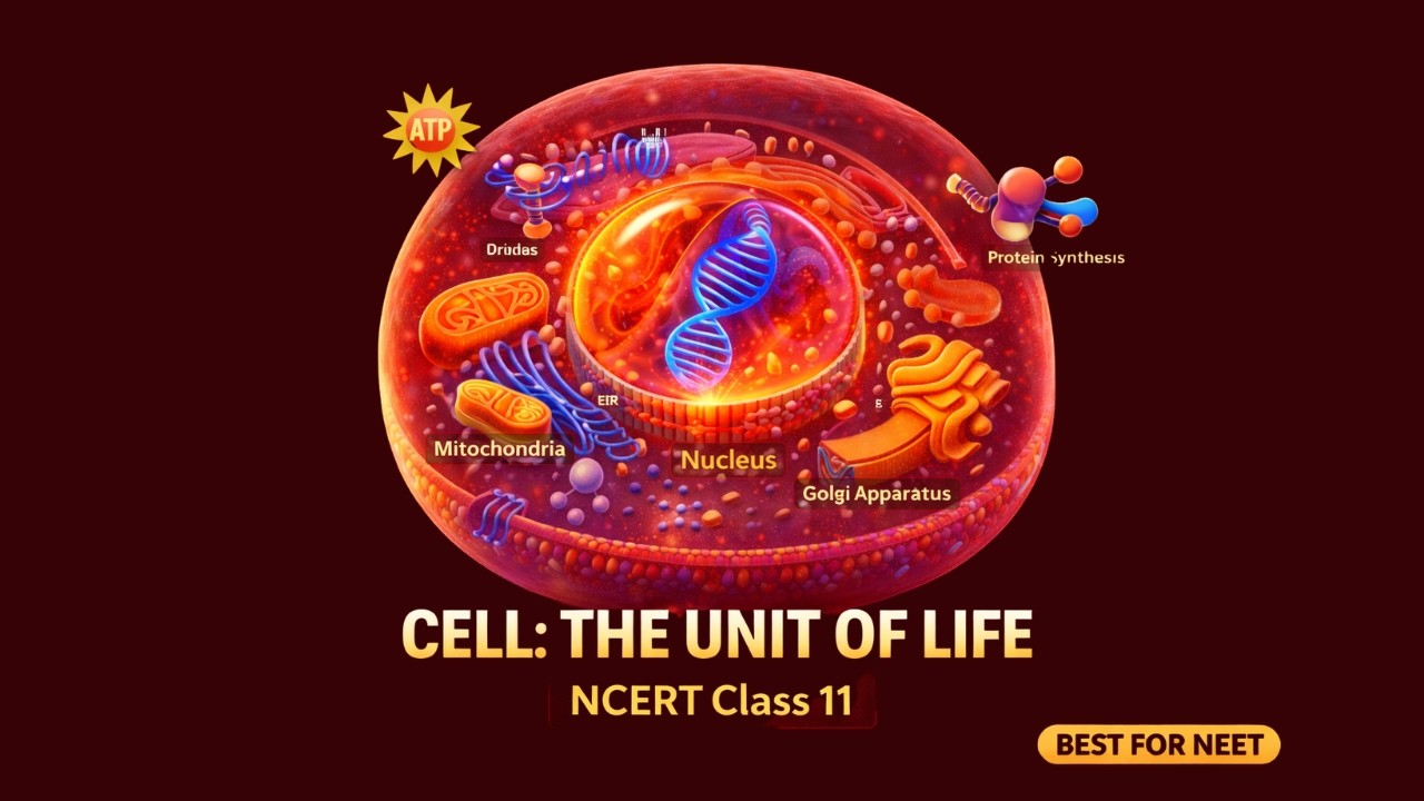 Cell: The Unit of Life | 3d Animated | NCERT Class 11 | Biology | Best for NEET