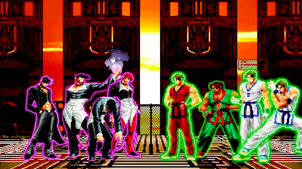 [KOF Mugen] Iori Yagami Team vs Kim Kaphwan Team