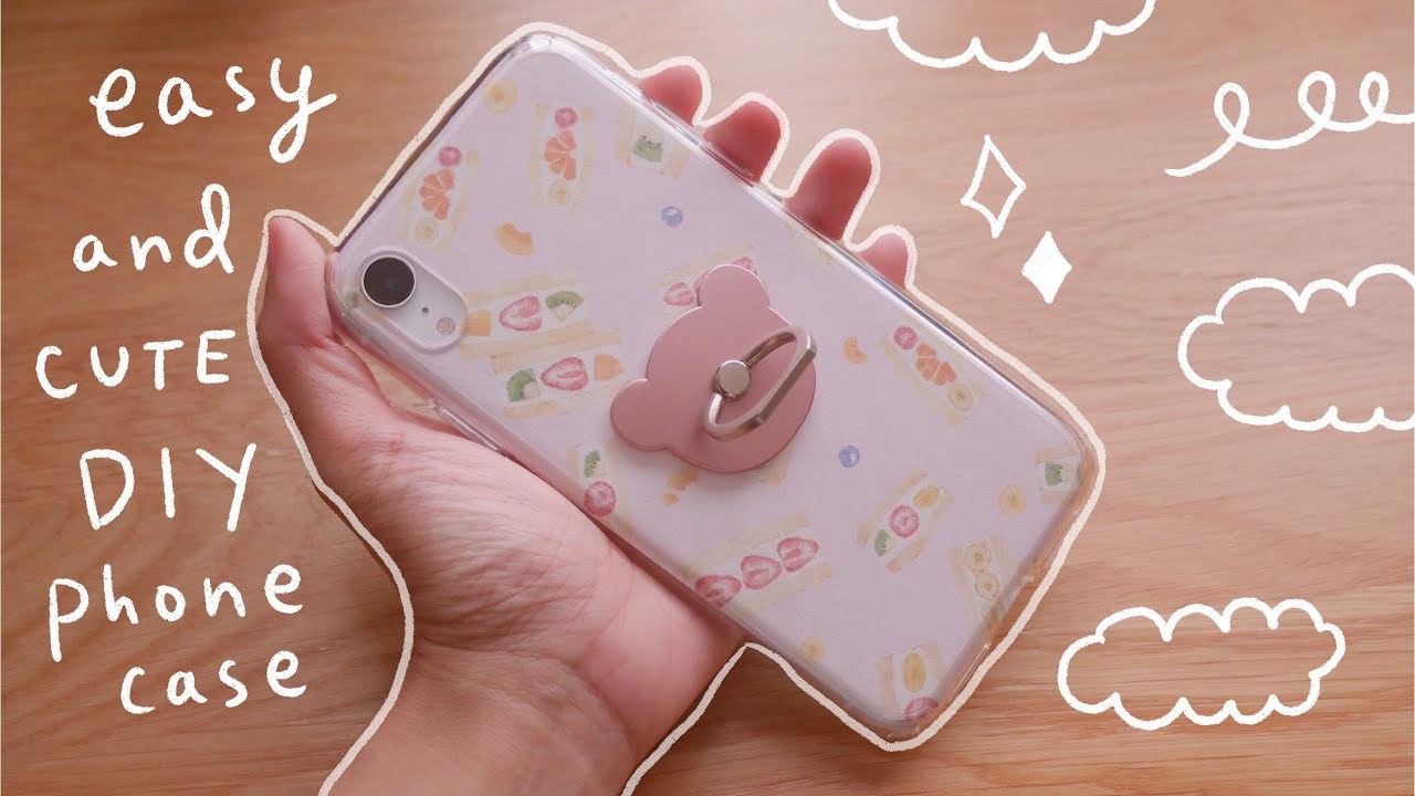 Easy & Cute DIY Phone Case Using Stationery (iPhone XR Glow-up) 💖  | Rainbowholic