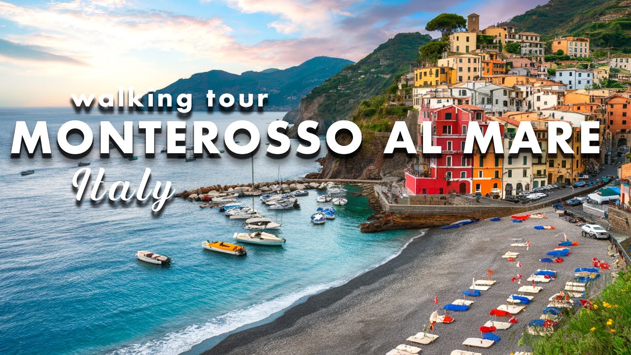 MONTEROSSO al MARE 2024 [4K] 🇮🇹 CINQUE TERRE 2024 🇮🇹 italy travel guide WALKING TOUR 4K
