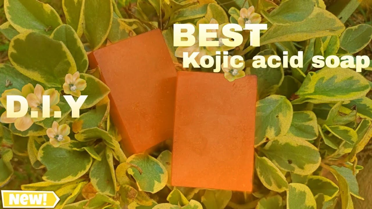 D.I.Y BEST Kojic acid soap tutorial 🌼🌿soap making