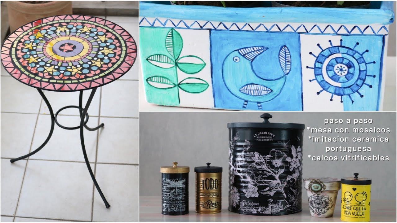 ManosalaObraTv  2019 Programa 76 Calcos - Pintar Terracota - Mosaiquismo