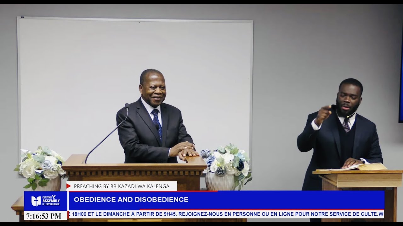 Preaching By Br Kazadi Wa Kalenga 12/05/2025 - Theme: 