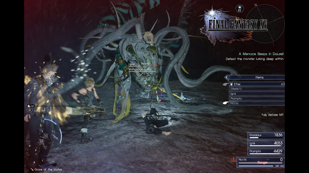 A MENACE SLEEPS IN DAURELL - Final Fantasy XV Gameplay Walkthrough