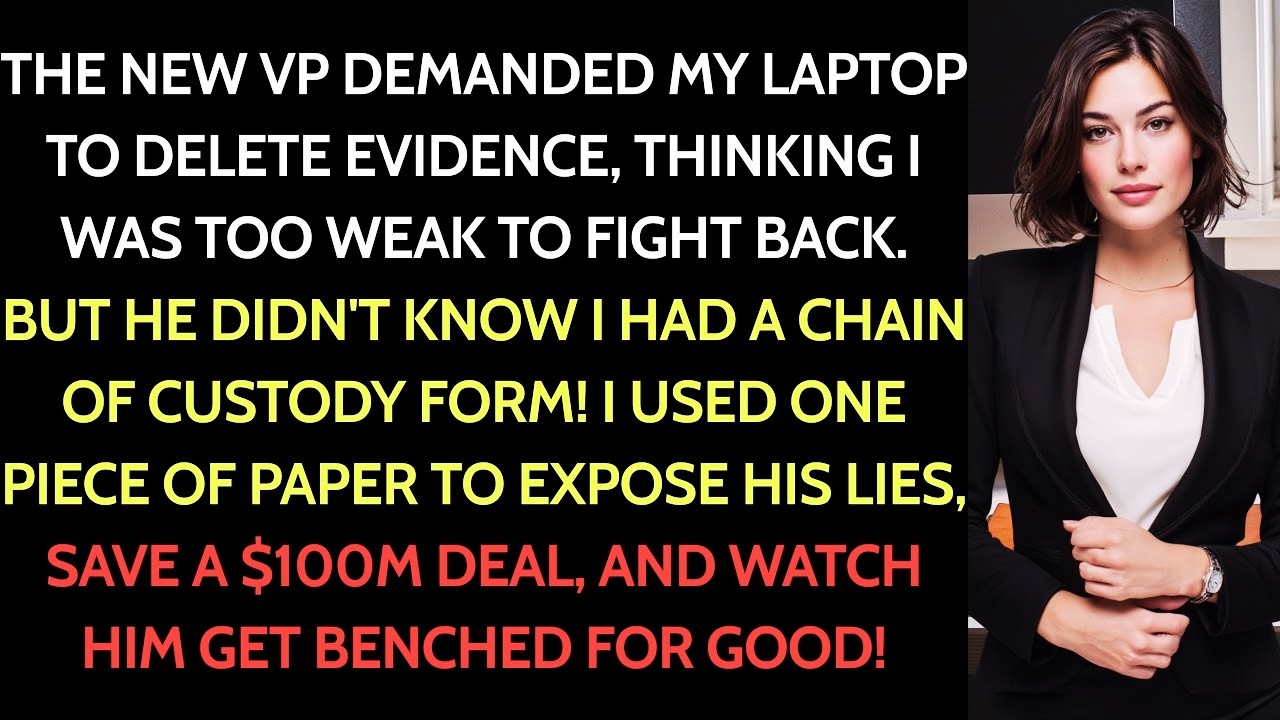 New VP Demanded My Laptop—So I Reported the Chain-of-Custody and He Was Benched | #OfficeRevenge