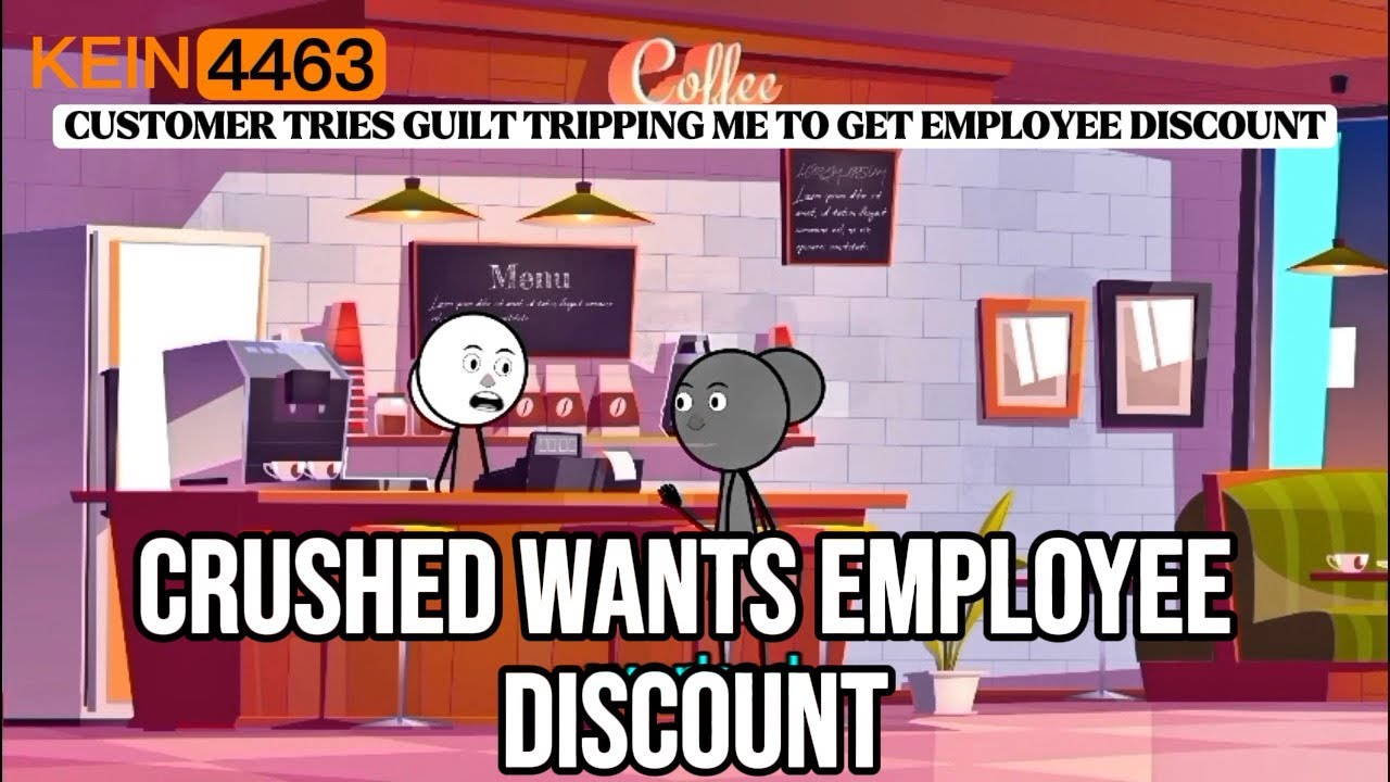 Customer needed employee discount- gave her job application form 🤣