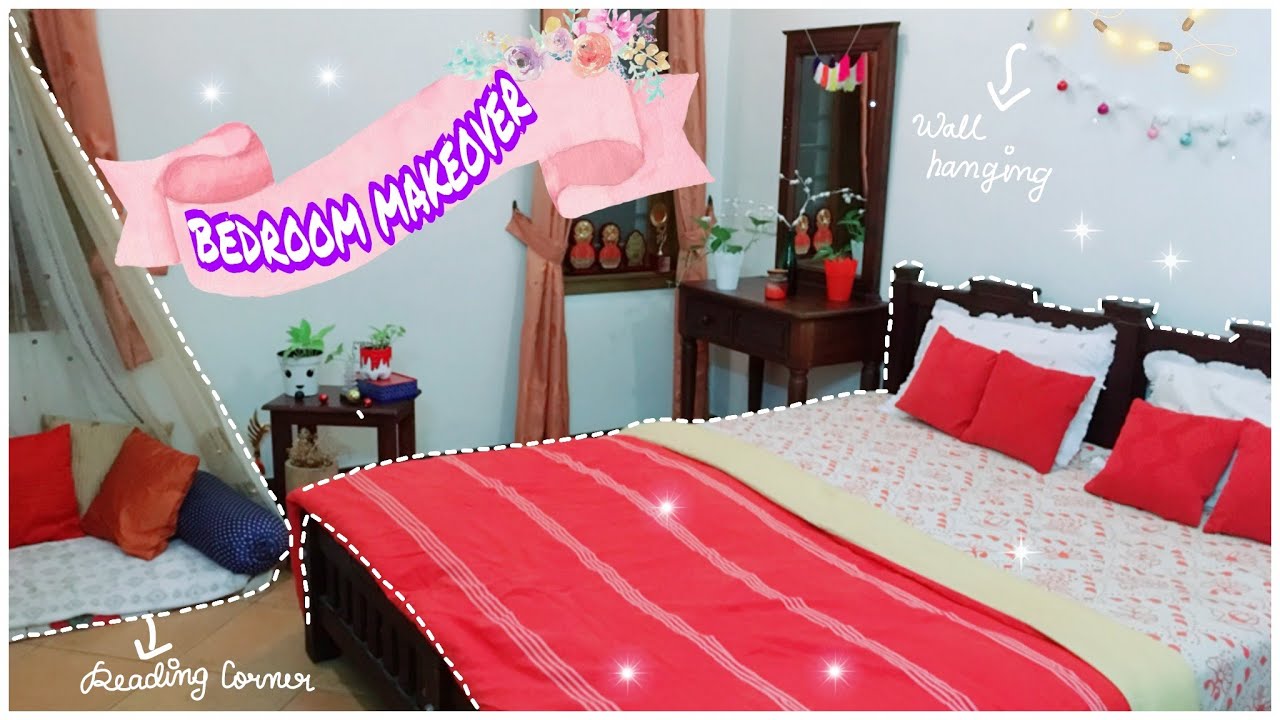 Christmas Bedroom makeover malayalam| Xmas Makeover | DIY Makeover | Esther&rsquo;s world