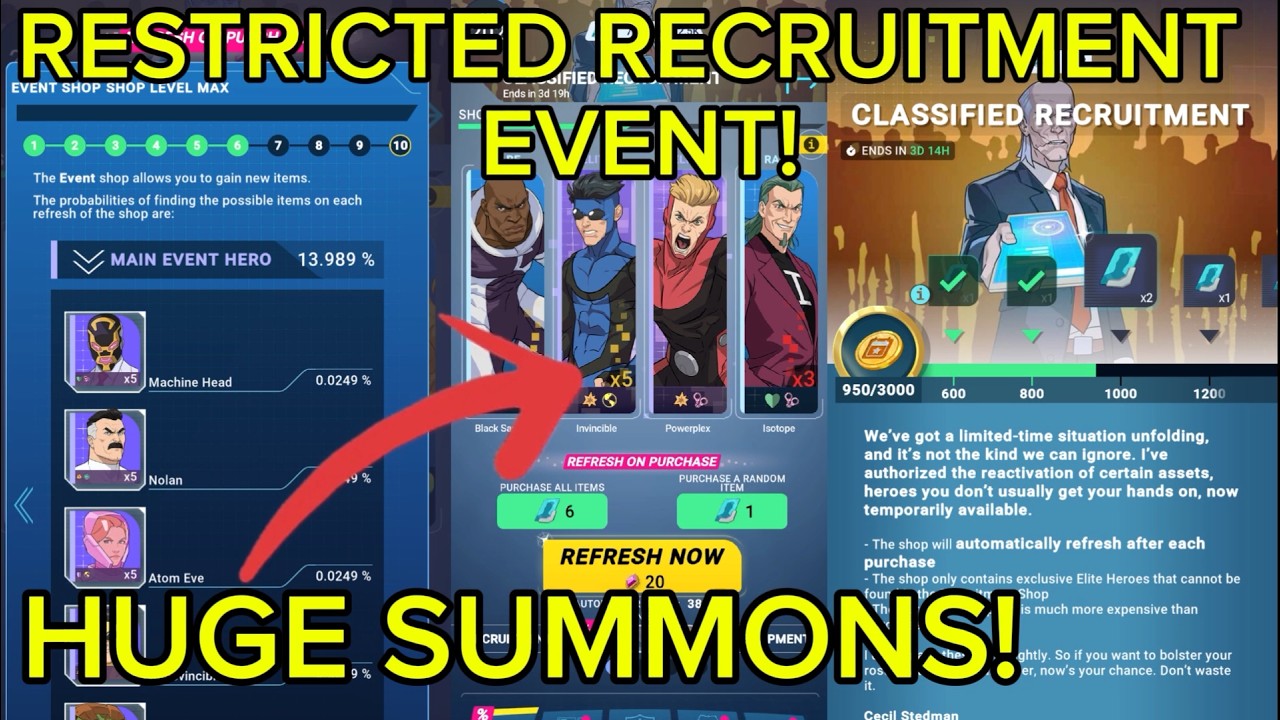 New Restricted Recruitment Event! - Invincible: Guarding the Globe